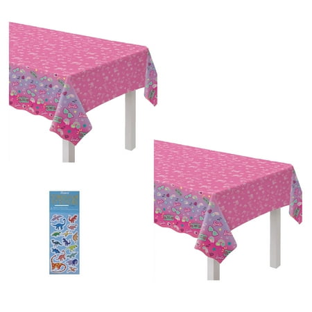 Barbie Pink Party Supplies Decoration Bundle Includes Plastic Table Covers - 2 Pack