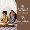 thumbnail image 6 of Nostalgia NSM201BR Indoor Electric Stainless Steel S'mores Maker Silver, 6 of 6