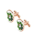 thumbnail image 2 of Saint Patrick's Day Elegant Suit Accessories: Men Cufflink Sets in Stainless Steel for Formal Attire and Special Occasions, 2 of 6