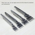 thumbnail image 4 of stanreset 3/4/5/6mm DIY Leather Craft Tools Hole Punches Stitching Punch Tool 4 Pcs 1+2+4+6 Prong Tool Set, 4 of 6