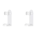 thumbnail image 3 of bedienty 2 Pcs Support Mural Universel pour Brosse à Dents Électrique Anti-Taches Réglable Blanc normal 1pcs 2Ensemble, 3 of 6