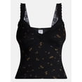 thumbnail image 5 of No Boundaries Mesh Lace Triangle Tank Top, Women's XXS-XXL, 5 of 5
