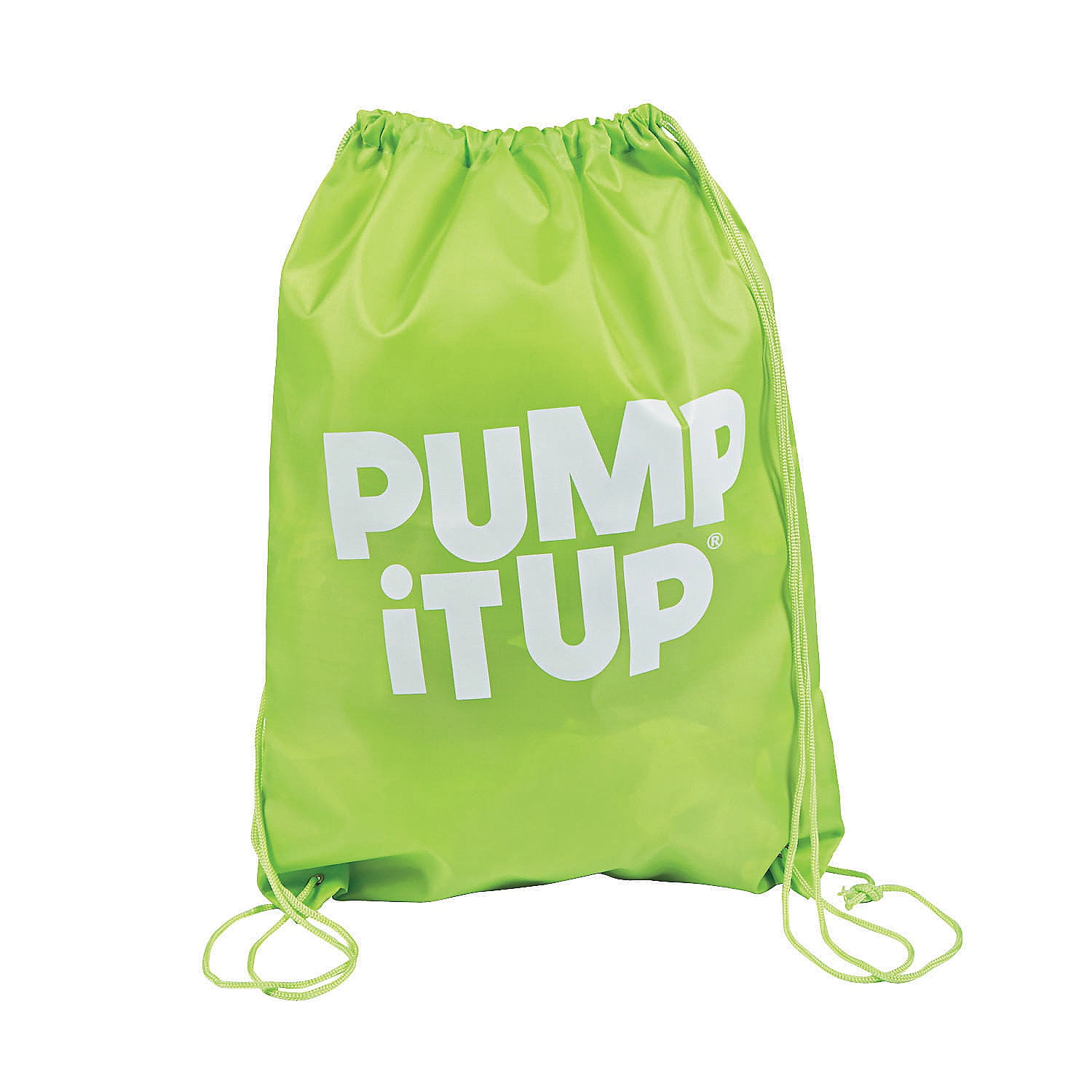 lime green drawstring bag