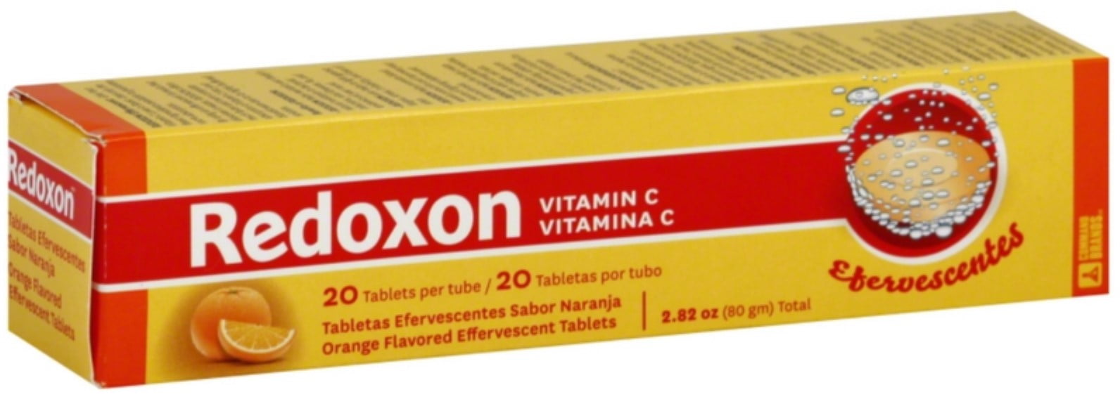 Redoxon Orange Flavored Vitamin C Effervescent Tablets 20 Each - (Pack of 2)