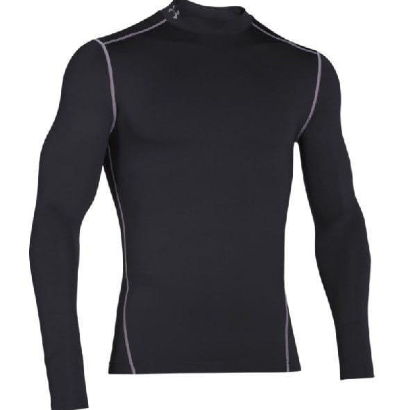 under armour men's coldgear armour mock neck long sleeve shirt