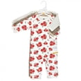 thumbnail image 2 of Hudson Baby Infant Girl Cotton Coveralls, Basic Rose Leopard, 9-12 Months, 2 of 5
