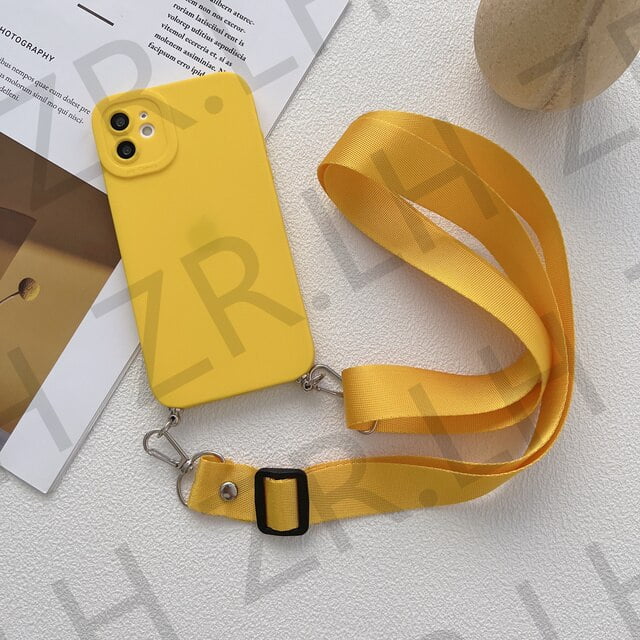 Crossbody Necklace Lanyard Strap Chain Phone Case For iPhone 14 13 11