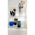 thumbnail image 3 of Beauty Acrylic Luxury Clear Case Acrylic Cosmetic, Jewelry Organizer with 1 Large Drawer 9 Compartments, 3 of 4
