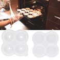 thumbnail image 1 of Loewten 4‑Grid Round Shape Mold Food Grade Silicone Ice Cream Mould For Kitchen Utensils,Silicone Mould,Ice Tray, 1 of 8