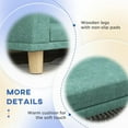 thumbnail image 6 of Topcobe Dog Sofa Couch Bed with Washable Cushion for Large Dogs, Cats, Indoor Dog Beds & Furniture, Green, 6 of 9