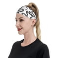 thumbnail image 5 of Uemuo Hand Drawn Snake Printed Sports Headbands for Men Women,Moisture Wicking Workout Headband, Sweatband Headbands,Non-slip Workout Gym Yoga Headband, 5 of 9