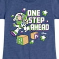 thumbnail image 3 of Disney - Toy Story - Buzz One Step - Toddler & Youth Girls Short Sleeve Graphic T-Shirt, 3 of 5