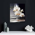 thumbnail image 4 of JRXY  White Butterfly Orchid Flower Wall Art Abstract  Picture Canvas Print Wall Painting Modern Artwork Wall Décor for Bedroom Living Room Bathroom Office pattern1, 4 of 4