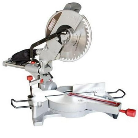 Professional Woodworker 15A 12-inch Sliding Compound Miter Saw with Laser
