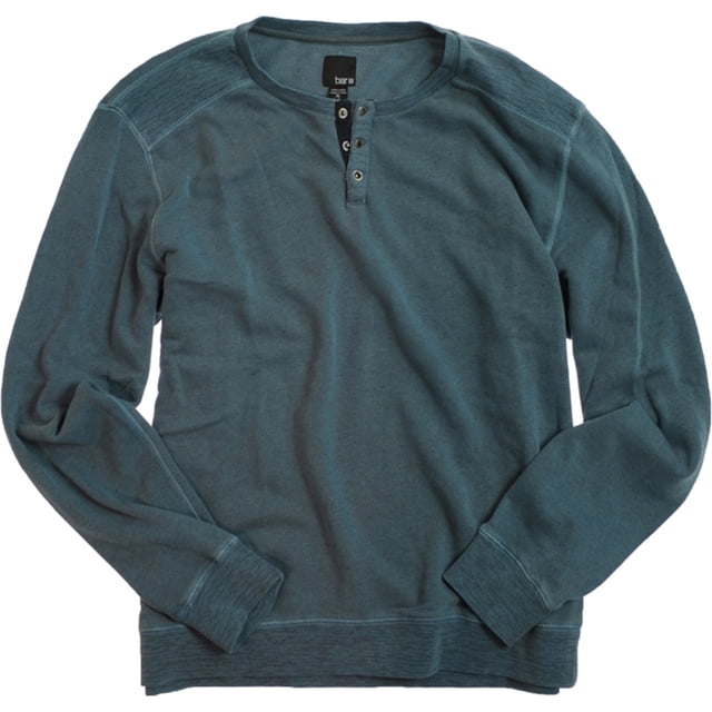 Suéter tejido de Manga larga bar III para hombre, azul, extragrande, estilo tejido