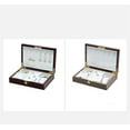 thumbnail image 3 of Solid Wood Jewelry Storage Box With Lock Ring Necklace Earrings Bracelet Watch Jewelry Box, 3 of 5