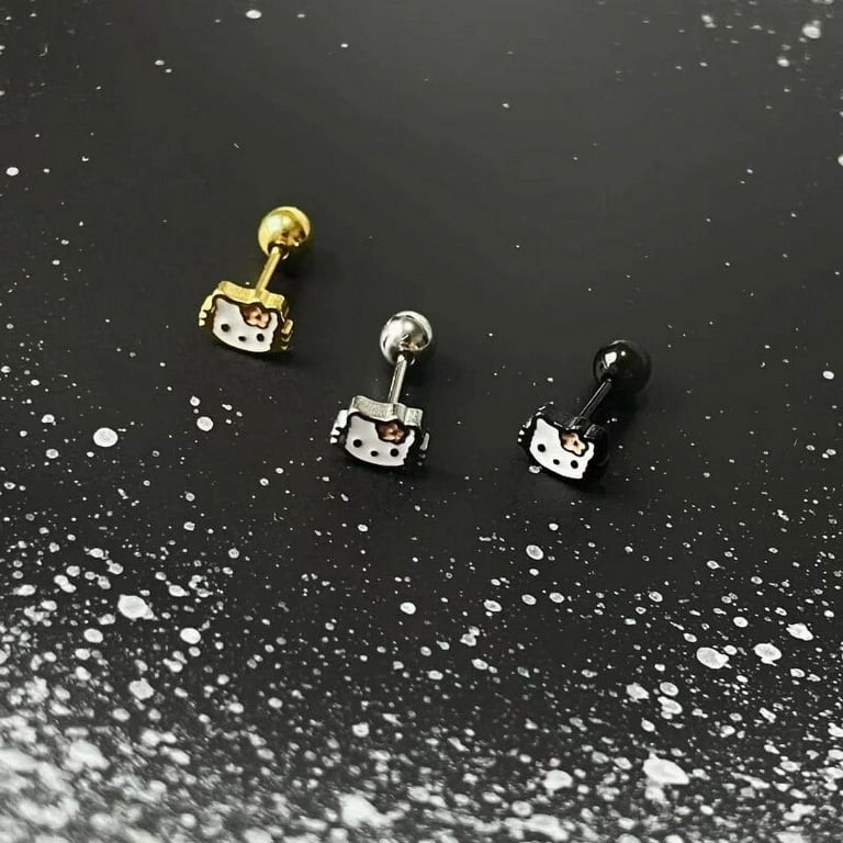 Kawaii Sanrio Anime Hello Kitty Cute Cartoon Cartilage Earring