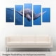 thumbnail image 2 of Cuadro decorativo para Sala, Comedor y Recamara, Tortugas, Mar Azul, Animales, minimalista, moderno, elegante, juego de 5 piezas, 2 of 3