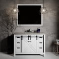 thumbnail image 2 of Marsyas 48 in W x 22 in D White Bath Vanity and Grey Quartz Countertop, 2 of 10