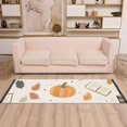 thumbnail image 2 of Yayeee Runner Rug for Bedroom 2'x6' Machine Washable Hallway Non Slip Mat, Beige Fall Pumpkin, 2 of 8