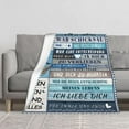 thumbnail image 2 of LHSHID Wedding Anniversary Gifts for Men Blanket Flannel Soft and Comfortable Anti static Bed Sofa Blanket 30x40in, 2 of 6