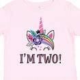 thumbnail image 4 of Inktastic 2nd Birthday Unicorn 2 Year Old Girl Girls Toddler T-Shirt, 4 of 5