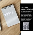 thumbnail image 4 of 10 Sheets White PVC Self-Adhesive Letter and Number Stickers for Scrapbooking, Crafts, and Projects, 4 of 6