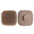 thumbnail image 4 of Unique Bargains 1 Pc Hand Card Handle Hair Shampoo Brush for Head Massage 3.07"x3.07"x2.17" Red Brown, 4 of 6