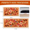 thumbnail image 3 of Kitchen Rugs and Mats Non Skid Washable Set of 2,Boho Floral Modern Farmhouse Bohemian Kitchen Runner Rugs with Rubber Backing for Kitchen Decor and Accessories (Green 17"x47"+17"x30"), 3 of 10