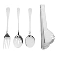 thumbnail image 5 of PBPBOX Stainless Steel Kitchen Utensils Silver Ergonomic Handle Party 1 Set, 5 of 8