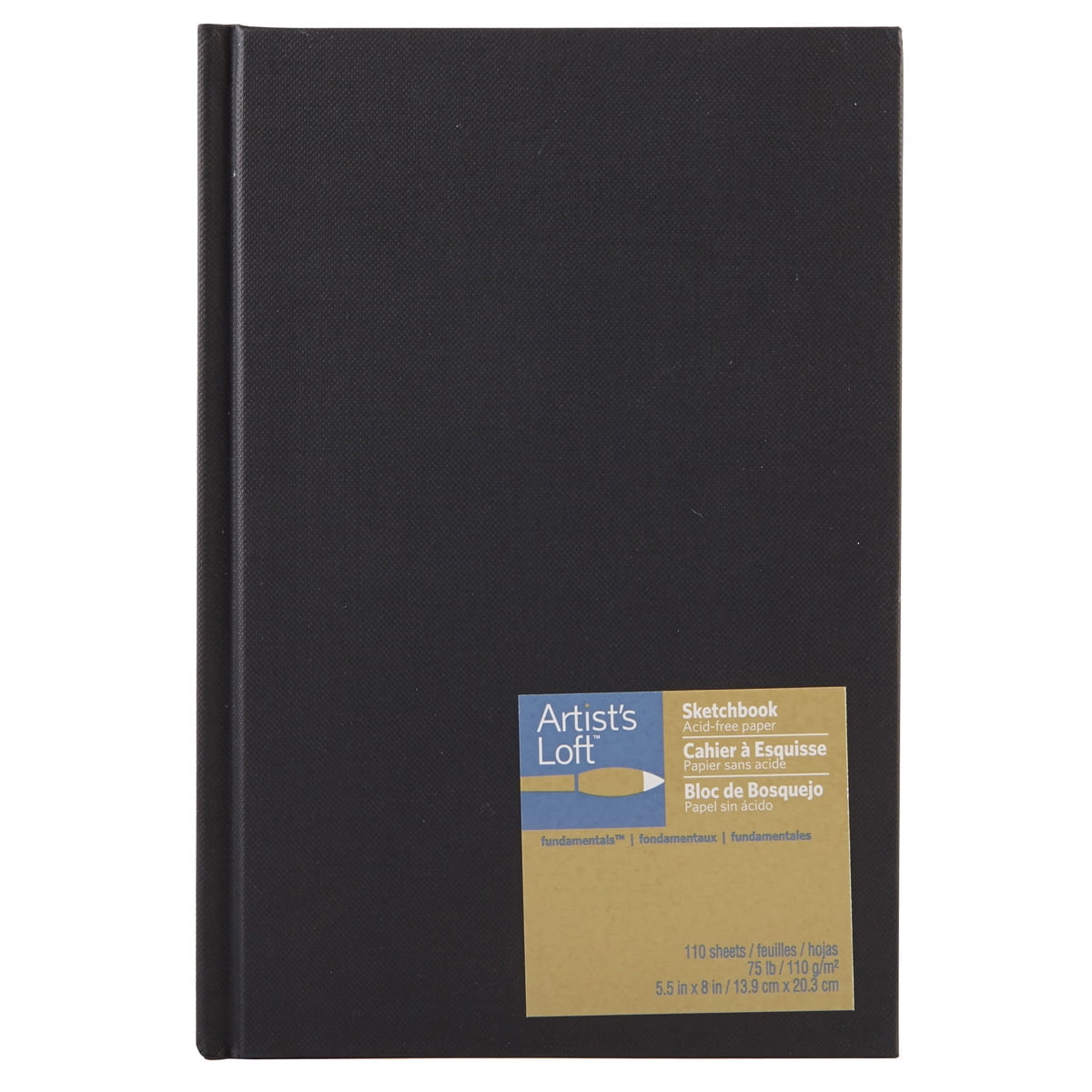 Cachet Daler-Rowney Simply Sketchbook – 10,2x15,2 Cm, 110 Blatt, Hart Gebunden, Extra Weiß