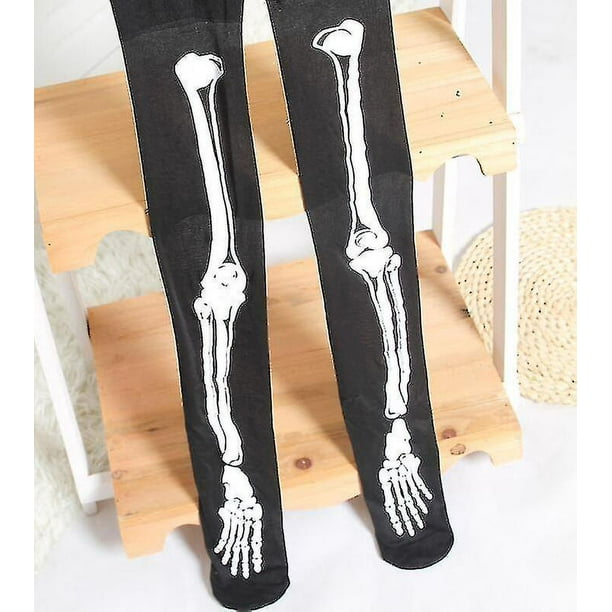 ALYYDFF Calcetines Rojos De Esqueleto De Dibujos Animados Con Calavera Y Huesos Para Hombres Y Mujeres, Calcetines De Moda Para Trabajo, Viajes, Deportes, Regalo, 3 Negro, Talla única