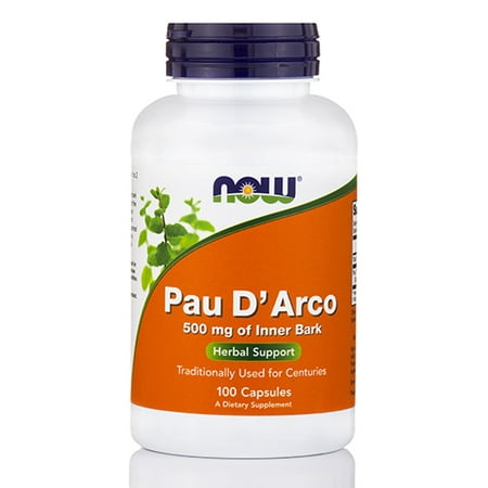 UPC 733739047250 product image for Pau D'Arco 500 mg - 100 Capsules by NOW | upcitemdb.com
