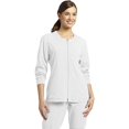 thumbnail image 1 of White Cross Marvella Zip Front Scrub Warm-Up, 1 of 2
