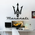 thumbnail image 2 of LaModaHome Maserati Metal Car Emblem, 2 of 5