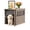 Gray, variant on Joxxoaa Dog Crate & End Table, Indoor Furniture Style Pet Kennel for Small, Medium, Large & XL Dogs, Durable Composite,(Gray,Medium )