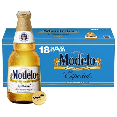 Modelo Especial Mexican Lager Import Beer, 18 Pack 12 fl. oz. Bottles, 4.4% ABV