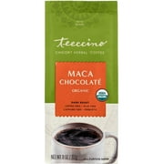 Teeccino Chicory Ground Herbal Coffee, Maca Chocolat, Dark Roast, 11 Ounce