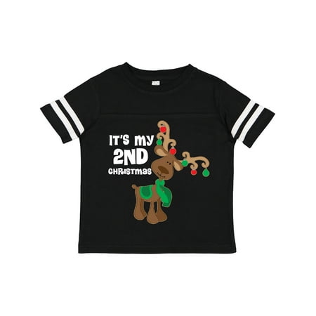 

Inktastic 2nd Christmas Reindeer Gift Toddler Boy or Toddler Girl T-Shirt
