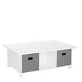 thumbnail image 1 of RiverRidge® Home 6-Cubby Storage Activity Table in White for Kids with 2-Piece Bins, 1 of 4