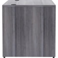 thumbnail image 6 of Lorell Weathered Charcoal Laminate Desking Desk Shell - 60" x 30" x 29.5" , 1" Top - Material: Polyvinyl Chloride (PVC) Edge - Finish: Laminate Top, Weathered Charcoal Top, 6 of 7