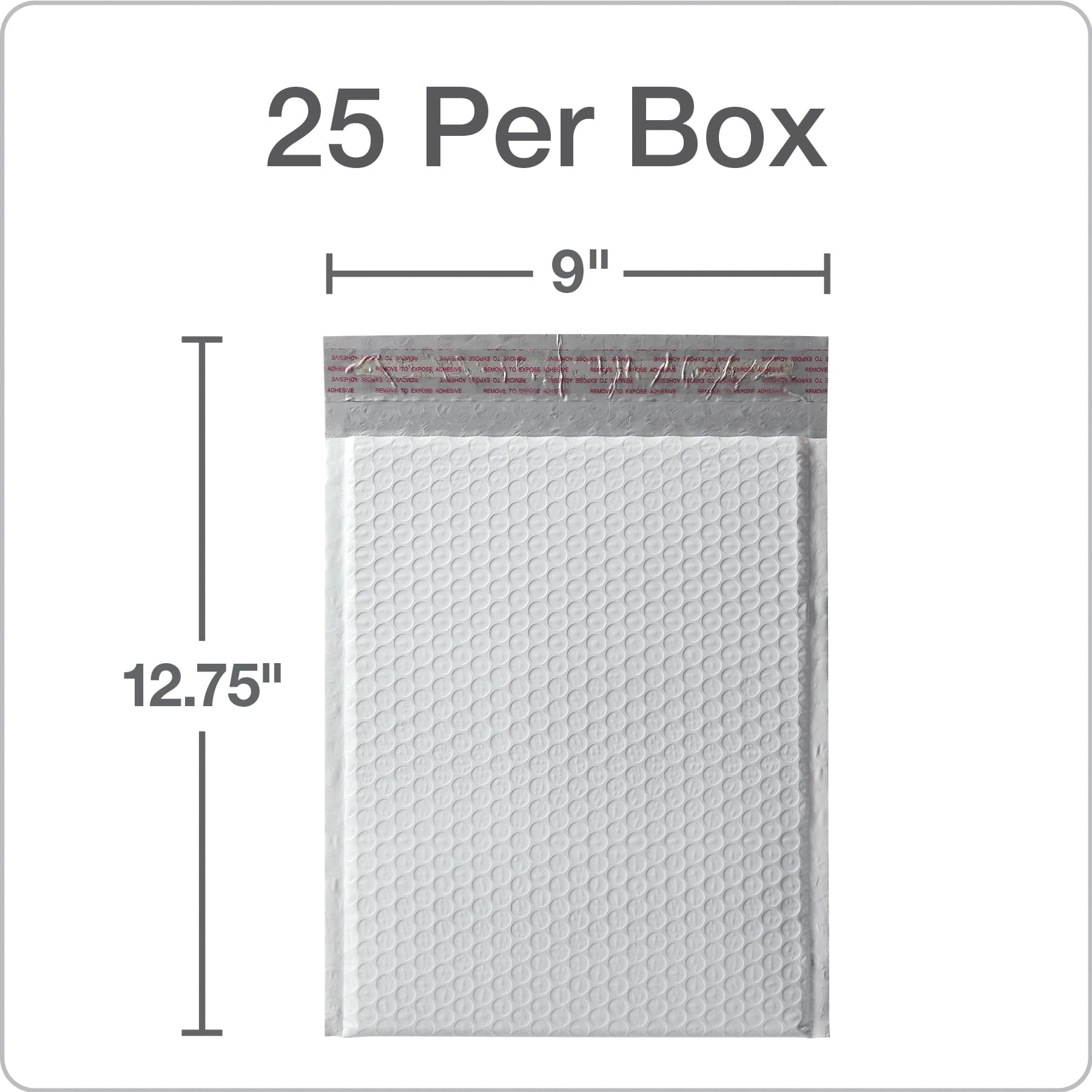 Quality Park Bubble Mailers, 8.25 X 11 Shipping Envelopes, Water Resistant Pink Poly Padded Envelopes, Redi-Strip Peel Off Closure, 25/Box (QUA85861 - View #3