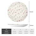 thumbnail image 2 of Balery Wildflower Watercolor Print Bone China Decorative Plate Ceramic Dinner Plates Art Crafts with Display Stand-8in, 2 of 6
