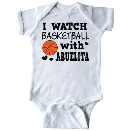 

Inktastic I Watch Basketball with Abuelita Gift Baby Boy Bodysuit