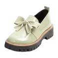 thumbnail image 2 of Bkhluea Women Patent Bow Chunky Platform Loafers Slip On Comfortable Footwear For Office Work Daily Casual Outdoor Activities, 2 of 7
