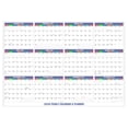 thumbnail image 1 of 2026 Calendar 2026 New Reusable Wall Calendar Double Erasable Planner for Home & Border Daily Goal Tracking Habit Check in Record Sheet with Smooth Writing Valentín Decorations for Home Valentín De, 1 of 9