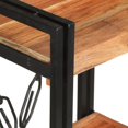 thumbnail image 2 of vidaXL 3-Tier Industrial Adult Bookcase - 60x30x80 cm - Solid Acacia Wood, 2 of 5