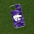 thumbnail image 2 of Kansas State Wildcats HD Phone Case Compatible with Apple iPhone 15 Pro (Camo) by Affinity Bands, 2 of 3