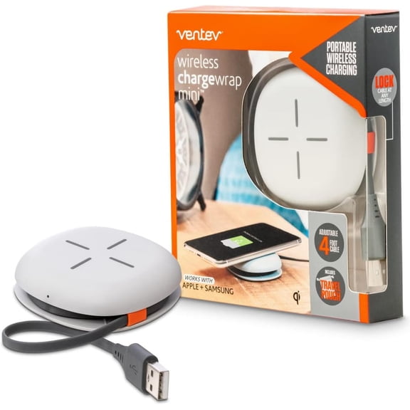 Ventev Wireless Charge Wrap Mini - Gray (WCWMINVNV)