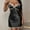 b_Black#, variant on Xysaqa Women's Satin Chemise Nightgown Embroidery Trim Sexy V Neck Spaghetti Strap Nightdress Ice Silk Lingerie for Women Full Slips Sleepwear M-2XL
